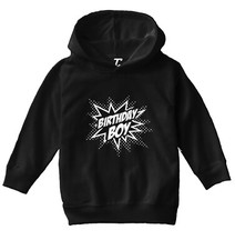 Birthday Boy Comic - Pow Action Packed Cool Superhero Toddler/Youth Hoodie