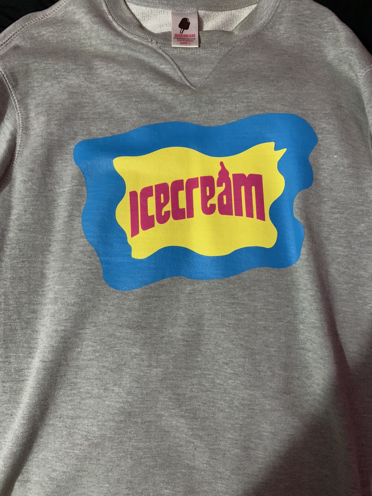 Bbc Ice Cream Logo Print Sweater Gem