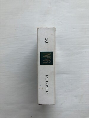 no 6 cigarettes price Vintage No.6 Virginia 10 empty cigarette packet written on
