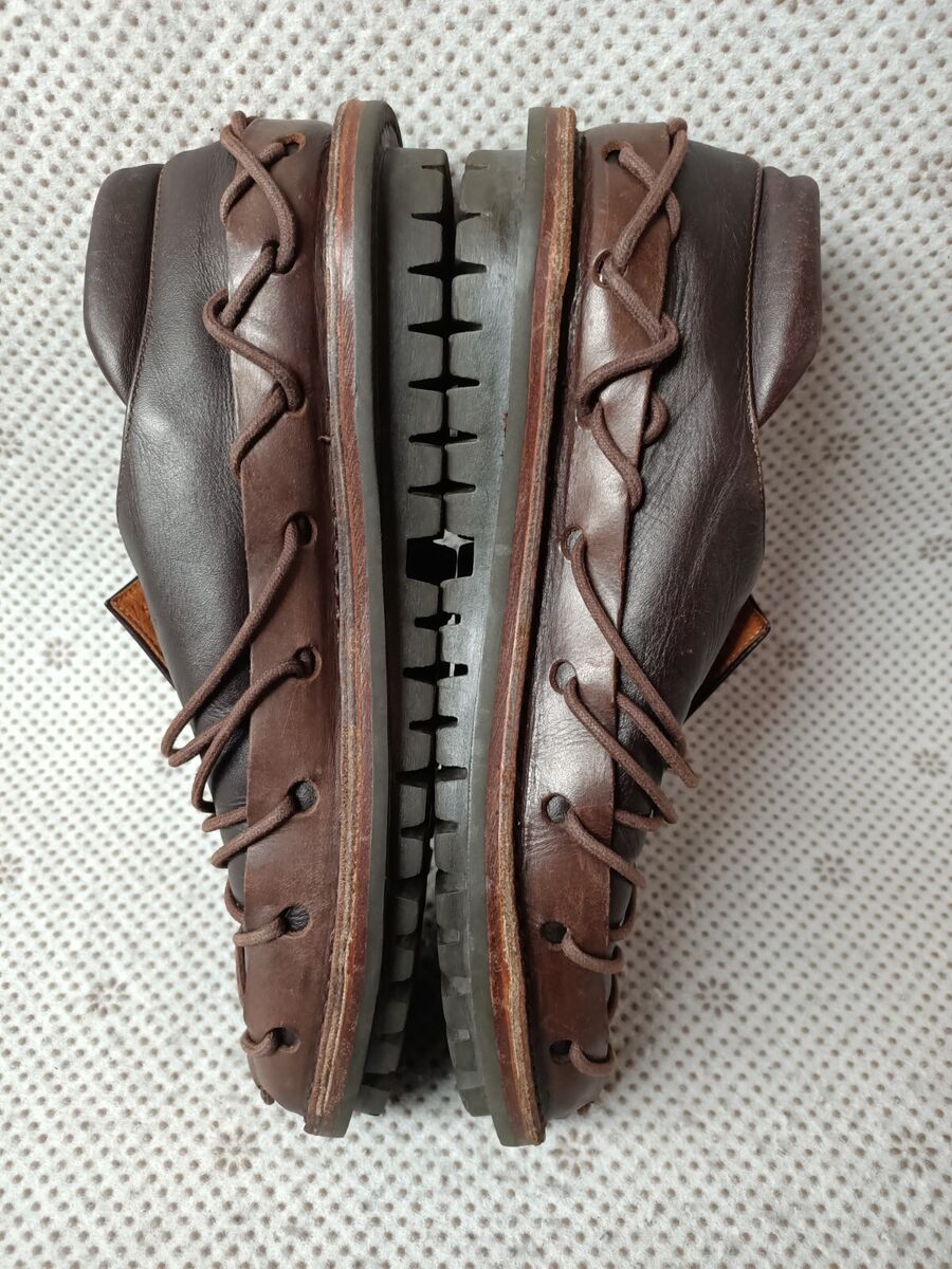 TRIPPEN Brown Calfskin Leather Lace-up Shoes Size 41 Made In TRIPPEN Brown Calfskin Leather Lace-up Shoes Size 41 Made In