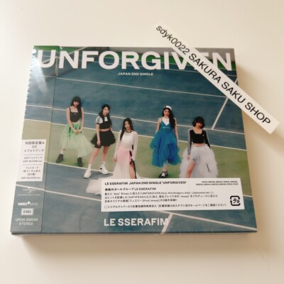 LE SSERAFIM FORGIVEN Limited Edition A CD with Photo Book Japan 2nd Single