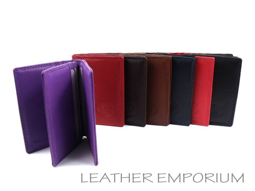 Portefeuille souple Super mince en cuir véritable, Mini porte