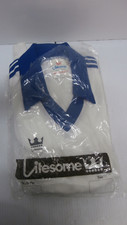 Vintage Litesome Soccer? Jersey Blue & White King of Sportswear, Adult Small
