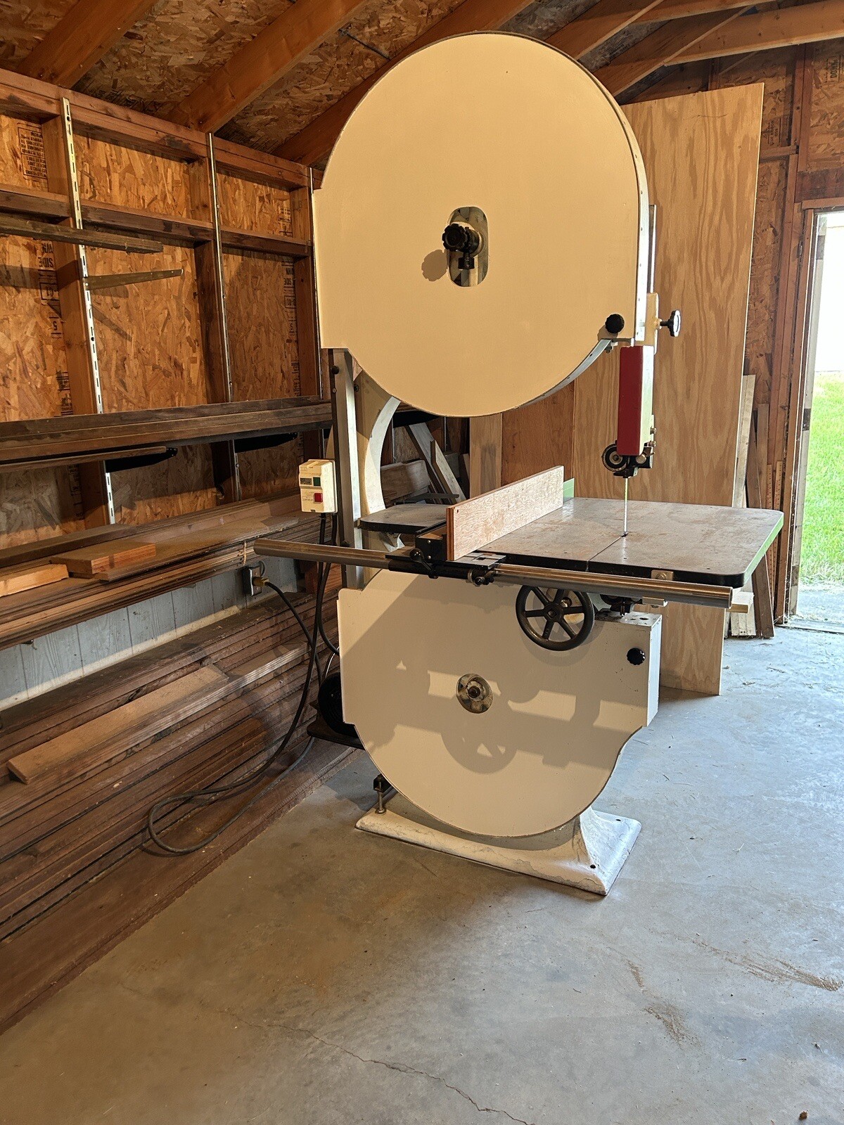 Vintage 36" Band Saw Fully Restored With Vega Fence eBay