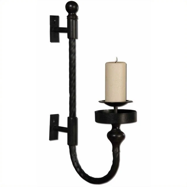 Candelabros tradicional Uttermost Negro y accesorios