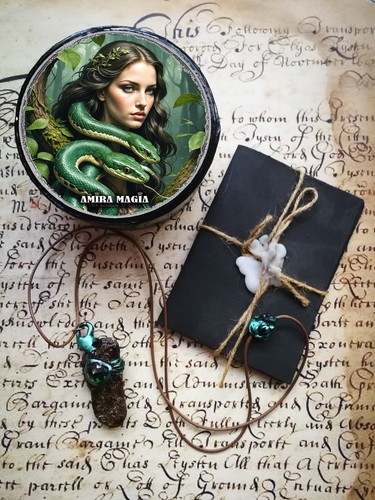 Spirit Guide Nature Uncut Gemstone Magic Power Amulet Raw Stone Witch Familiar - Picture 2 of 24