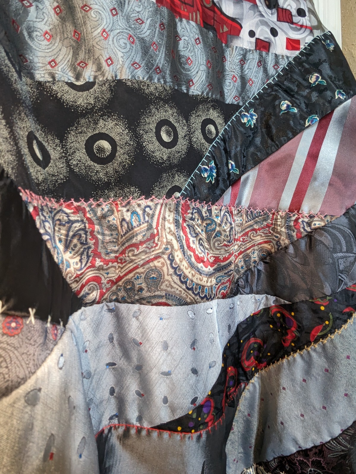 Vintage Reworked OSCAR De La RENTA Patchwork Coat… - image 21