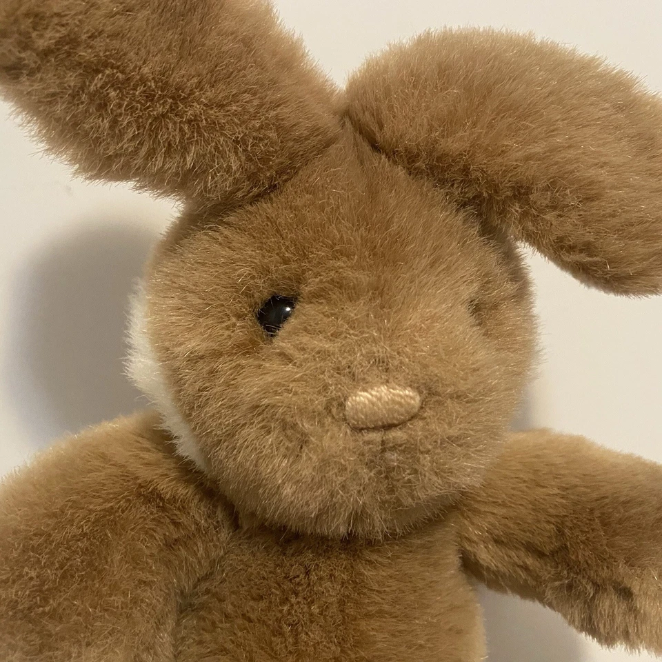 Gund Bunky Bunny Rabbit Plush Brown White 1988 Stuffed Animal Toy 11” Vintage - Image 2 of 4