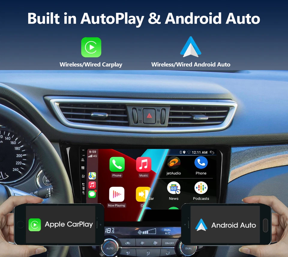 6G+128G Android 15 Autoradio Für Nissan X-Trail T32 Qashqai J11 T31 J10 Car Play - Bild 4 von 4
