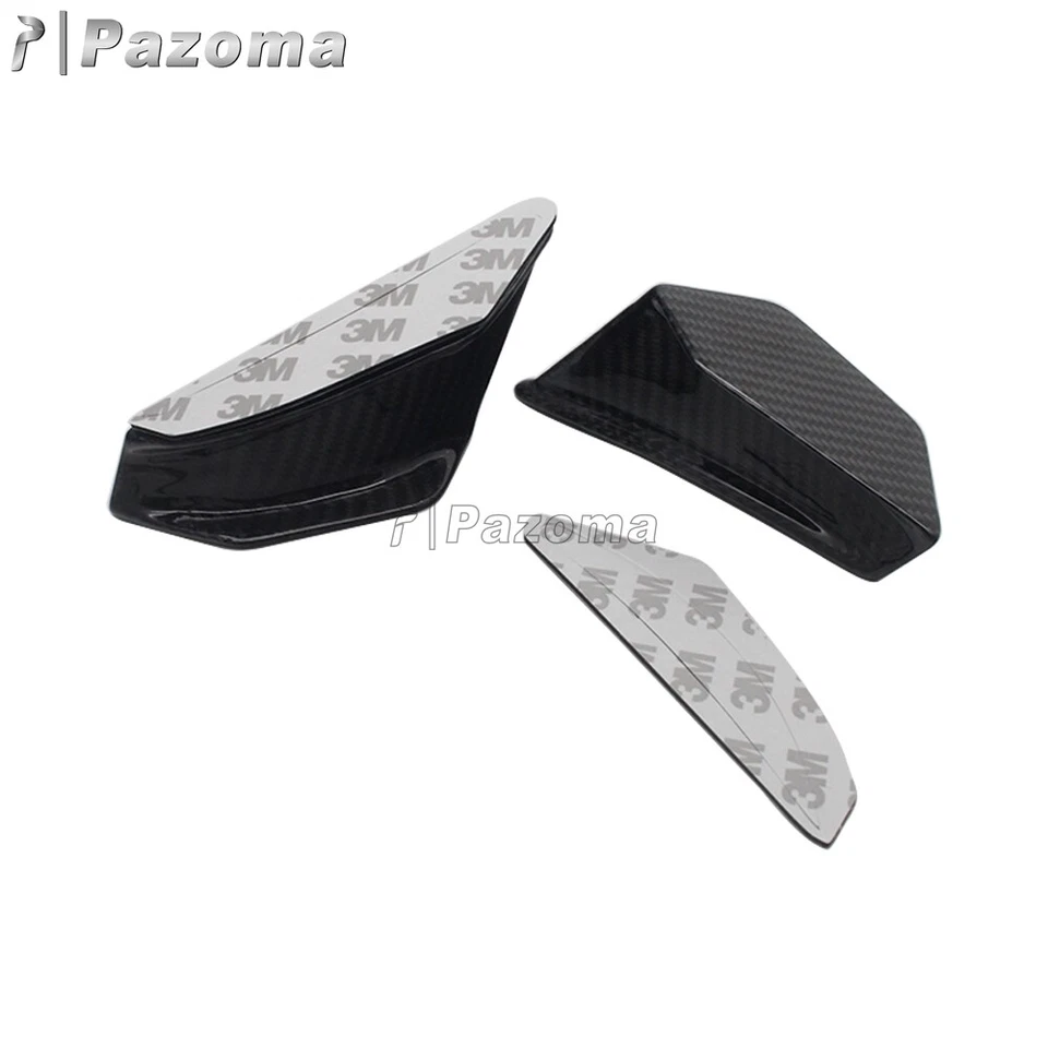 Kit de ala dinámica para motocicleta carenado de ala con pegatina para Kawasaki Honda Yamaha Foto 4 de 4