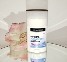 Neutrogena Ultra Sheer Dry Touch Face  Body Stick Sunscreen SPF 50 1.5oz