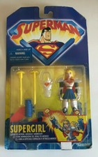 SUPERMAN THE ANIMATED SERIES SUPERGIRL ASSAULT ARMOR FIGURE NEW KENNER 1998