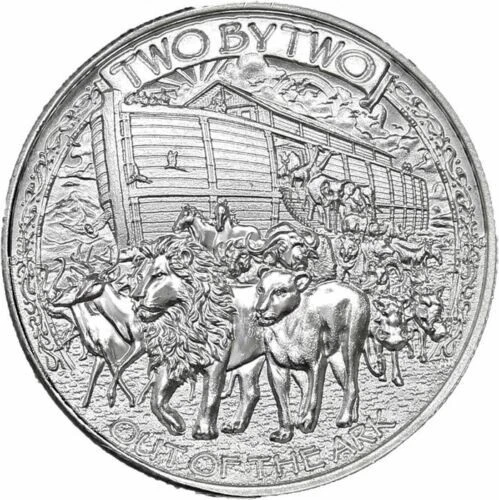 Noah's Ark Two By Two - 1 Oz Silver Round (BU)