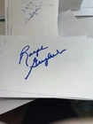 Ralph Guglielmi  1955 Washington Redskins Signed 3x5 index Card