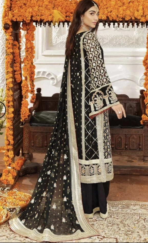 Chiffon party cheap dresses pakistani
