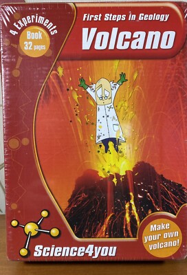 Make A Volcano Science4you Erziehungswissenschaft Spielzeug Neu Versiegelt