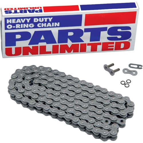 PARTS UNLIMITED 530 Pro Series Motorcycle O-Ring Chain (Natural) 100 Links - 第 1/1 張圖片