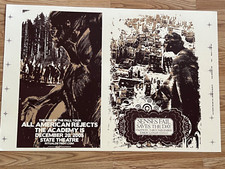 All American Rejects Academy Is Senses Fail Original 2 Concert Poster Proof