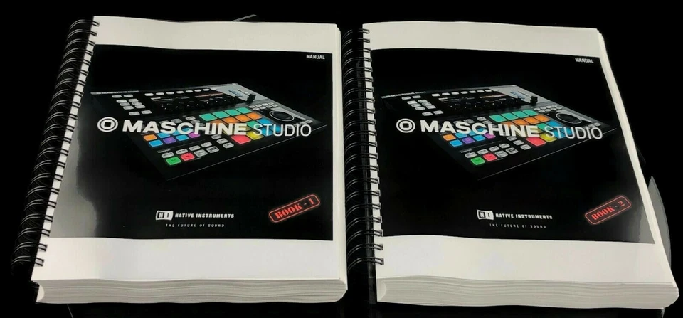 Maschine Studio NI Native Instruments Manual - 936 Pages Full Color, 2 Books - Image 2 of 3