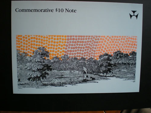 1988 $10 Bicentenary AA05  RARE 1st Release in Folder  As new UNC with Envelope - Picture 1 of 2