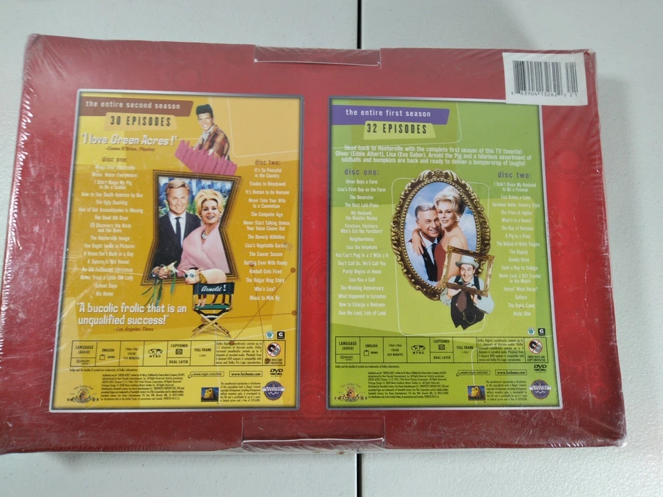 Green Acres Complete First and Second Season TV Double Pack New Sealed  - Image 4 of 4