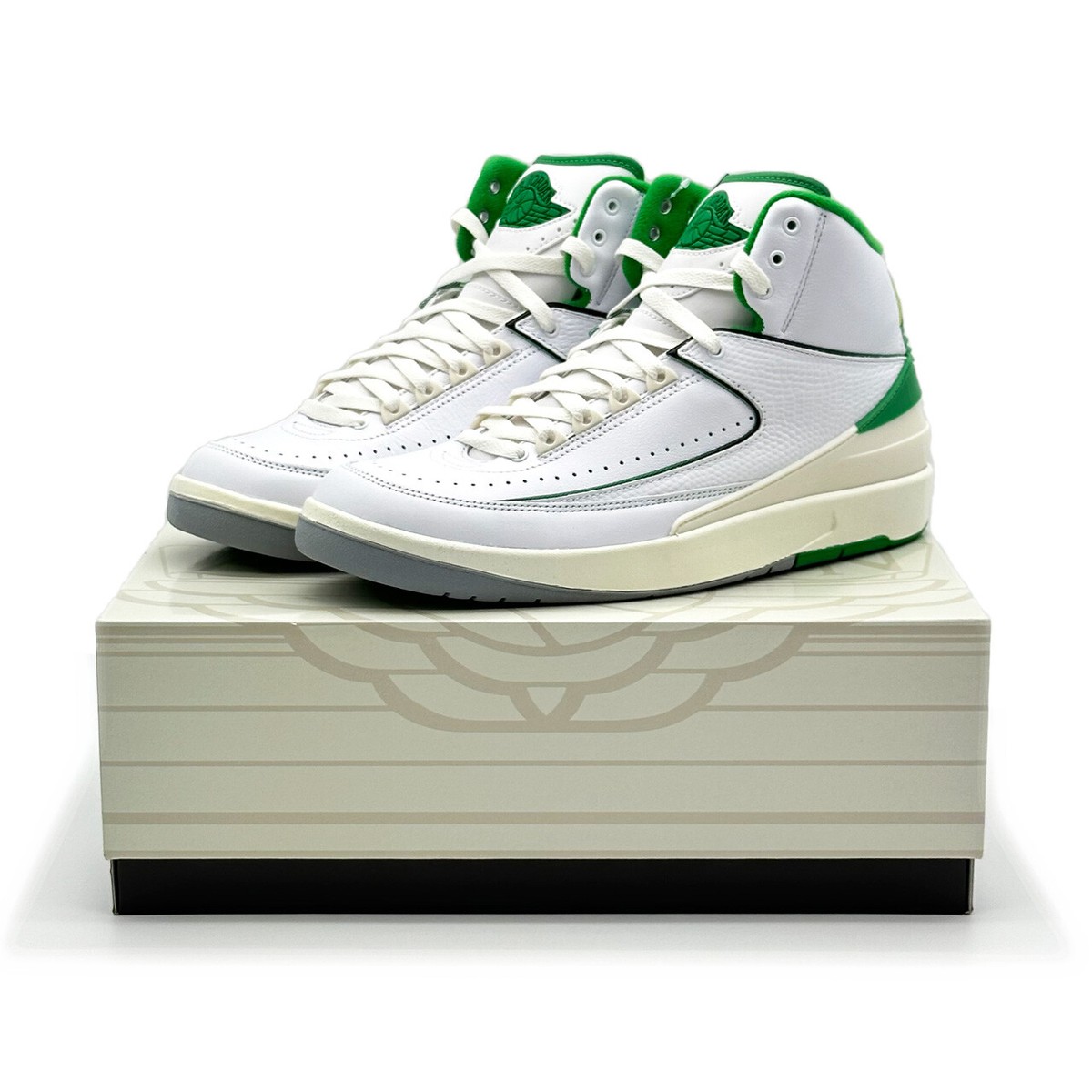 DR8884-103 Nike Air Jordan 2 Retro Lucky Green Sail White DR8884-103 Nike Air Jordan 2 Retro Lucky Green Sail White