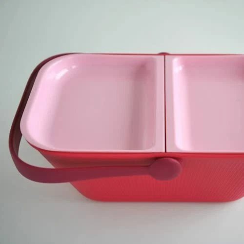 Cestino da Viaggio per Animali Domestici ALESSI AMMI27 PO PetNic Rosa - Picnic, fotografia 3 di 8