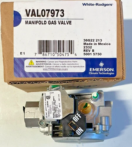 EMERSON WHITE RODGERS VAL07973 MANIFOLD GAS VALVE