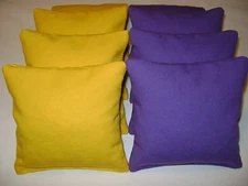 LOUISIANA LSU TIGERS BEAN BAG TOSS GAME 8 CORNHOLE BAGS TAILGATE TOSS QUALITY 