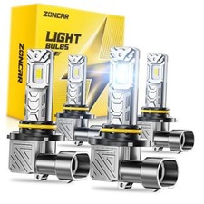9005 9006 Fog Light Bulbs Combo, 10X Brighter 120000LM 6500K White 9005 9006 4