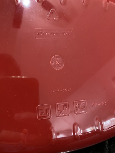 Neu KitchenAid Rot Mikrowelle Dampfgarer Kochgeschirr 3 Stück Set mit Sieb & Deckel - Bild 14 von 21