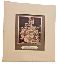 STAMPA incorniciata, *CIN-CIN-LA* - ART DECO - vintage da collezione '40-'50