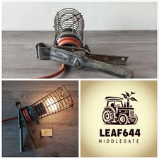 Briticent Inspection Lamp Clamp Light Garage - Old Vintage Rustic Tool Ref 484Y