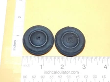 Pair Of Slik Toy Tractor Rubber Front Tires Replacement Part SKP-001