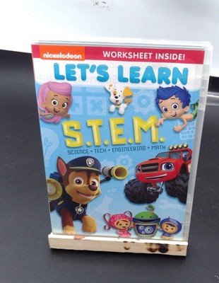 Nickelodeon Let's Learn S.T.E.M. (DVD) PAW Patrol, Bubble Guppies [VG]