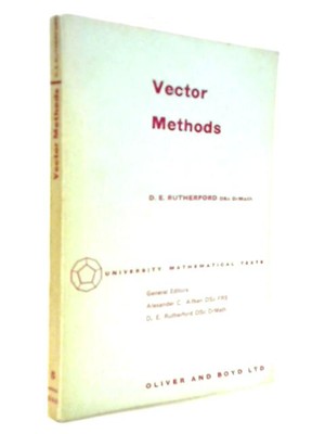 Vector Methods (D. E. Rutherford - 1965) (ID:16856)
