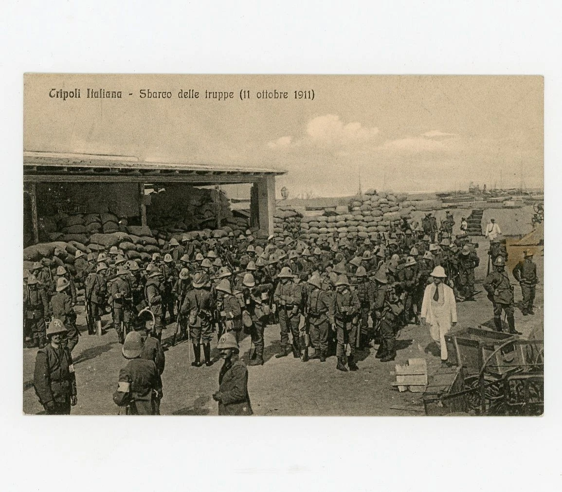 Carte Postale Voyagée – Gruppo Carabinieri Reali Della Libia Orientale – Époque Coloniale