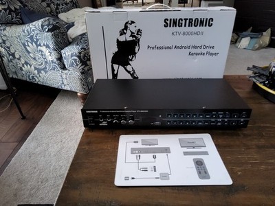 Singtronic Professional Android Hard Drive Karaoke Player KTV-8000HD