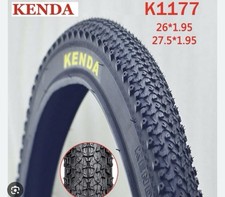 Kenda K1177 Tire 26x1.95 Black Steel Clincher. MTB Mountain City Bike 26". New.