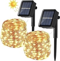 2 StüCk Solar Lichterkette Aussen, Brizlabs 14M 120 Led AußEn Lichterkette