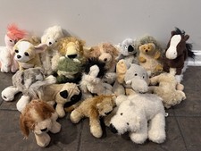 Lot Of 17 Webkinz Plush NO CODE Assorted Stuffed Animals Ganz