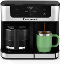 Cafetera Doble Programable 12 Tazas y Monodos...