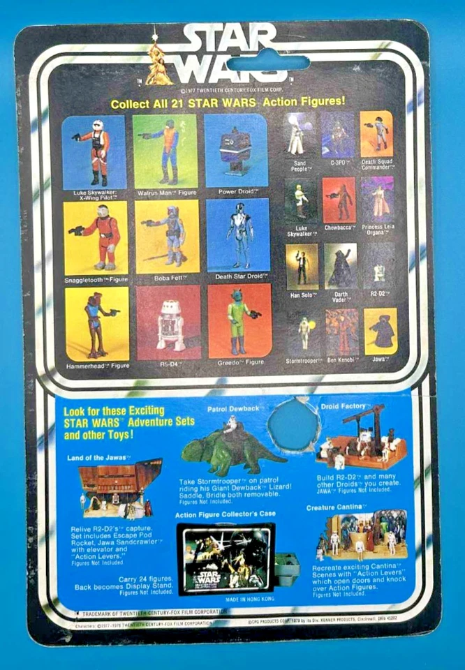 BOBA FETT 21 BACK KENNER VINTAGE Star Wars ANH CARDBACK 1979 (SWC9) - Image 2 of 2