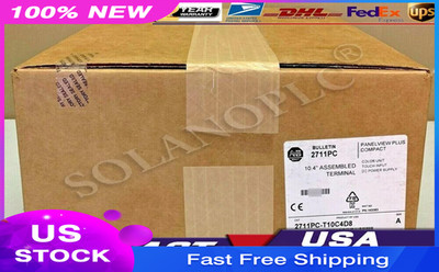 2711PC-T10C4D8 HMI PanelView Plus Compact 1000 Terminal 2711PC-T10C4D8 New 1pcs