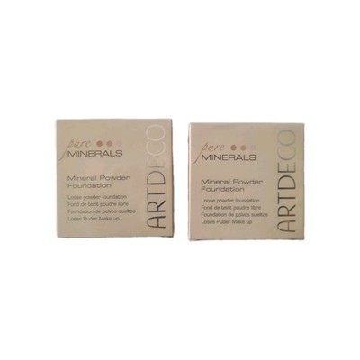   Artdeco Pure Minerals Mineral Powder Foundation 3 Soft Ivory 15 g 2 Boxes