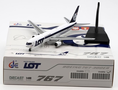 1:400 JC Wings LOT Polish Airlines Boeing B757-200 SP-LPC Diecast Aircraft Model - 第 1/15 張圖片