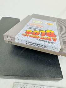 Vtg 1989 A Boy and His Blob Trouble on Blobolonia NES Cartridge + Manual Clean