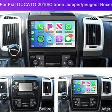Autoradio Kam+Android 15 CarPlay per Fiat Ducato Citroën Jumper 2007-2023 2+32GB