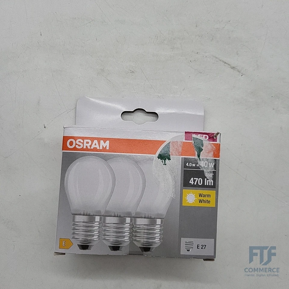 Osram LED Base Classic P Lampe, Sockel: E27, Warm White, 2700 K... 4058075113022