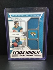 2021 Rookies & Stars - Team Duals /199 Trevor Lawrence, Travis Etienne #TD-JAX